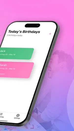 Birthday Reminders - BdayBuzz screenshot 2