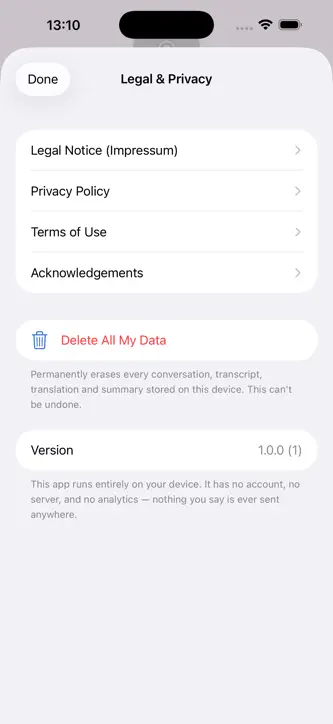 FaceTalk: Duo Translator screenshot 2
