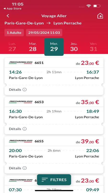 Trenitalia France screenshot 3 of 7