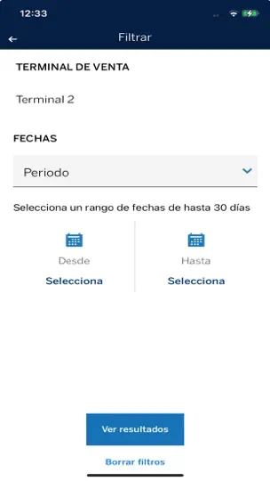 Captura de pantalla de BBVA Cobros en iPhone 3