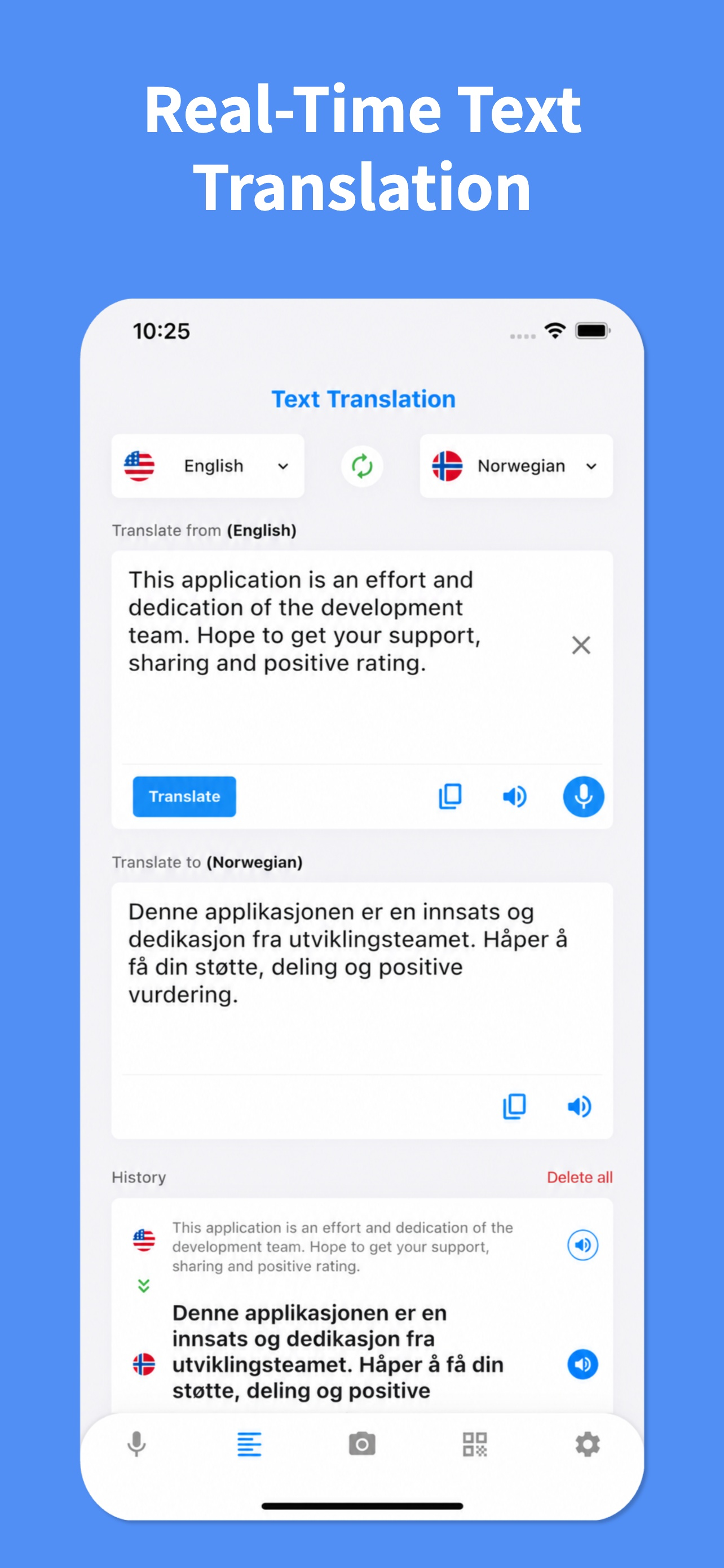 Norwegian Translator: Voice