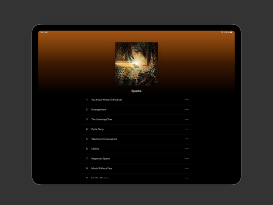 Imogen Heap iPad screenshot 4 - Music app