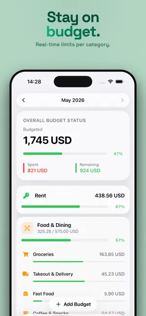Money Manager: Budget Planner! screenshot 2