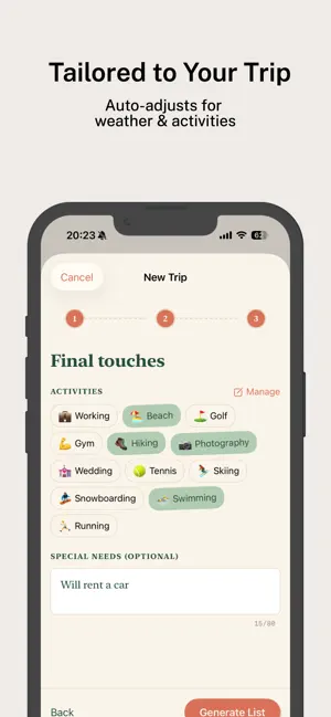 AI Packing List screenshot 4