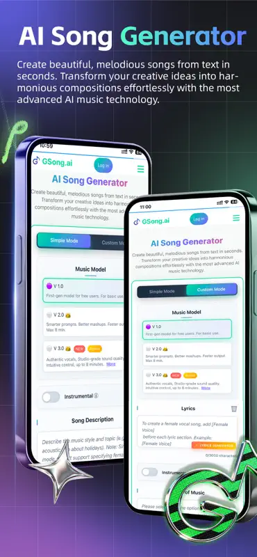 Gsong: KI Song Generator screenshot 1 of 7