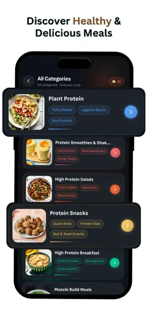 High Protein Recipes & Meals screenshot 3