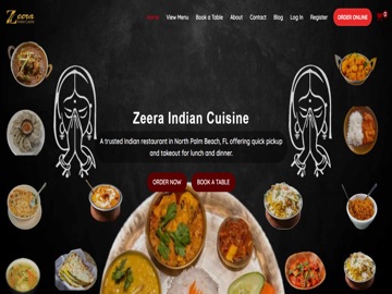 Zeera Indian Cusine iPad screenshot