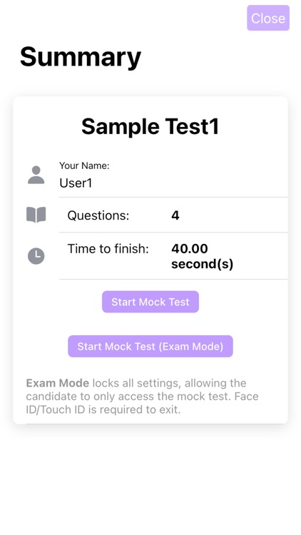 mTest - Mock Test screenshot-3