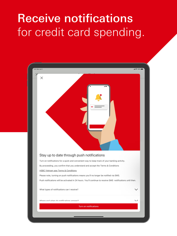 HSBC Vietnam iPad screenshot 7 - Finance app