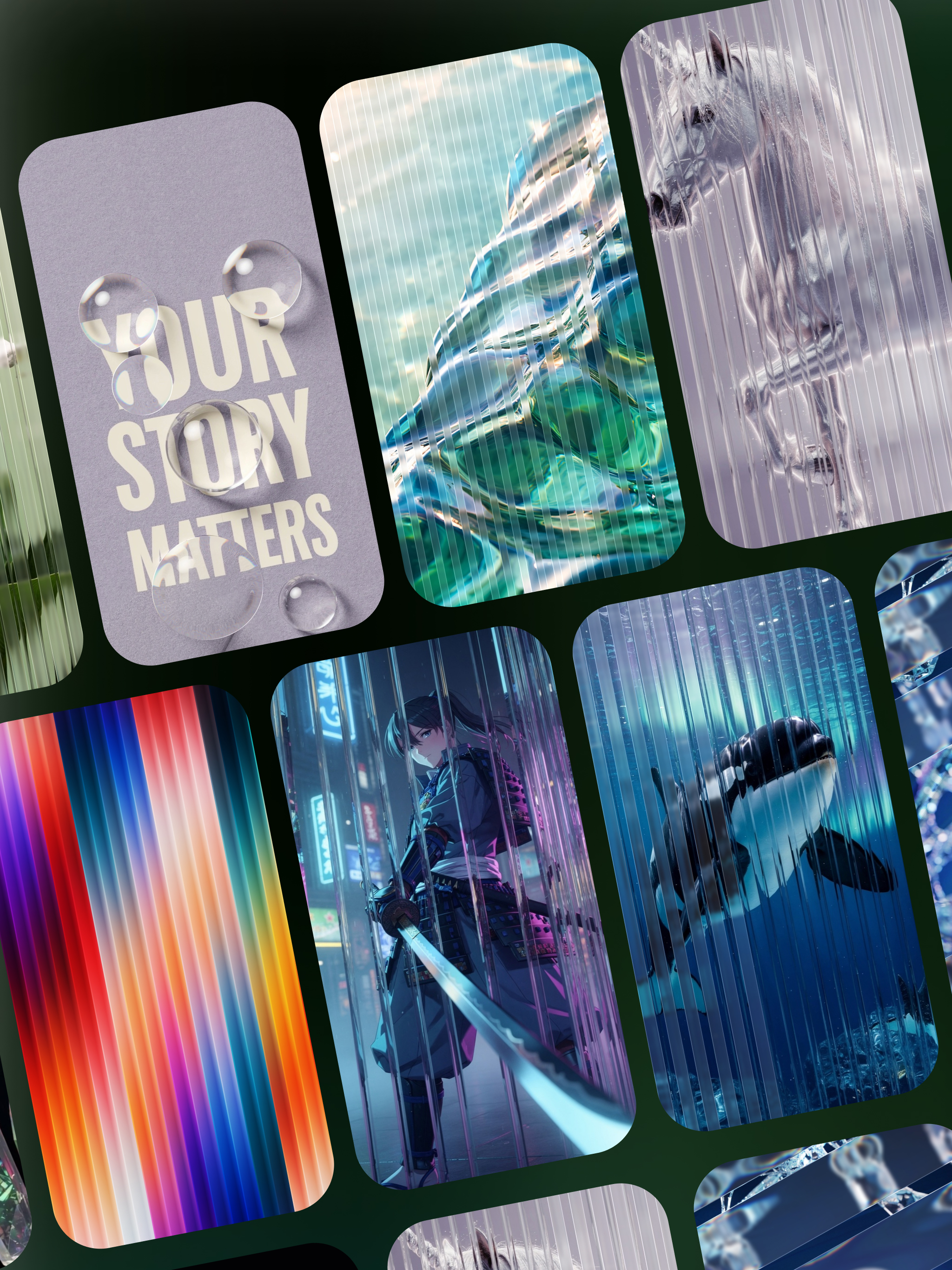 Liquid Glass Wallpapers Live screenshot 18
