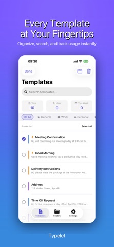 Typelet iPhone screenshot