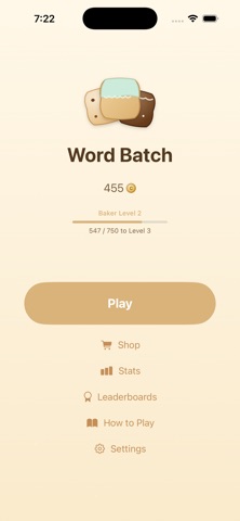 Word Batch iPhone screenshot