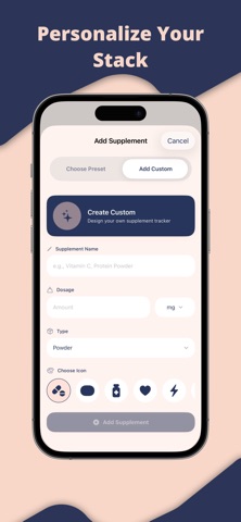 MySups: Pill & Vitamin Log Screenshot 4 of 4