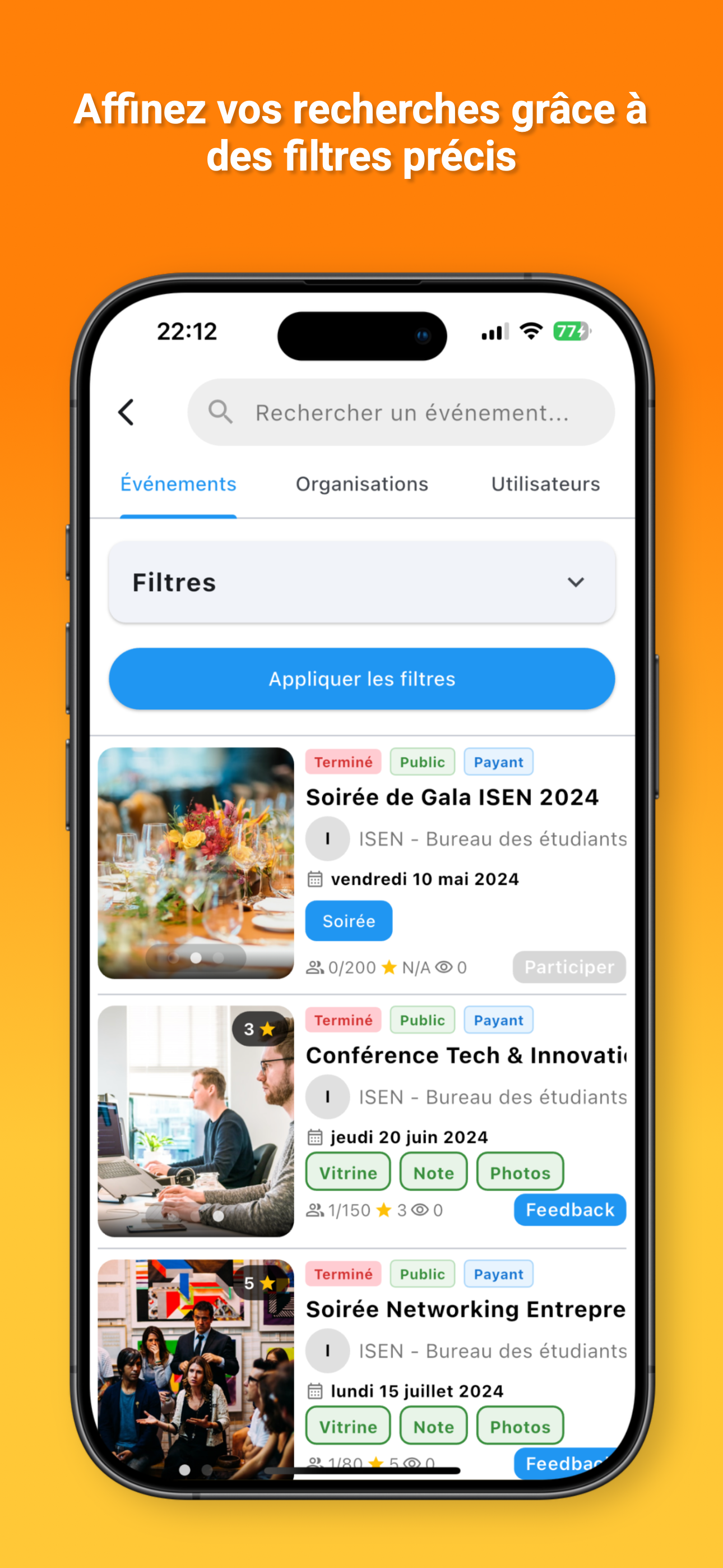 MassEvent screenshot 3