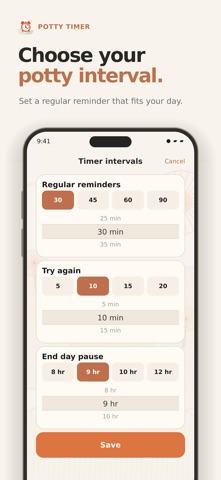 Potty Training Timer & Watch screenshot 3