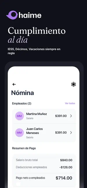 Haime · Asistente del hogar screenshot 4