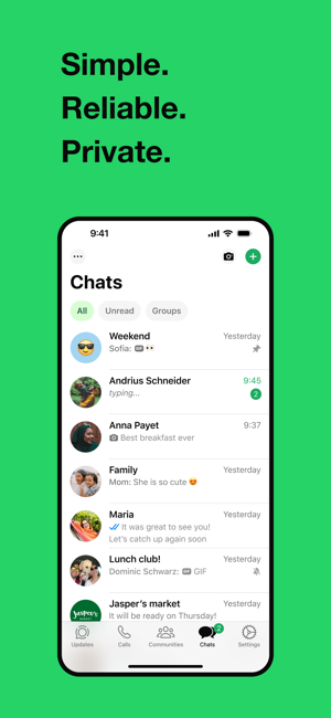 ‎WhatsApp Messenger Capture d'écran