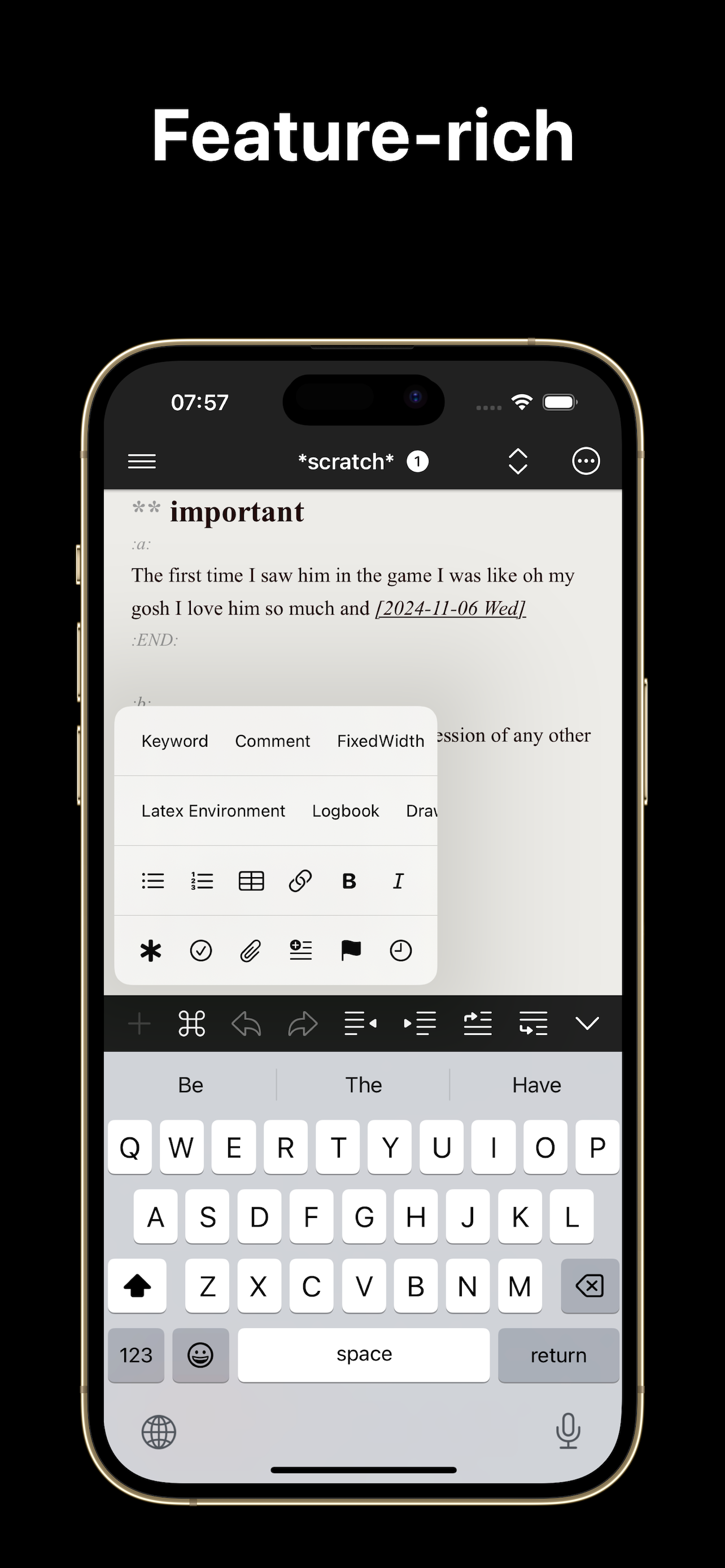 Metanote-notes,docs,agenda