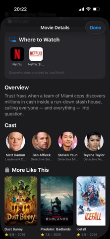 VisionTime: Movie & TV Tracker screenshot