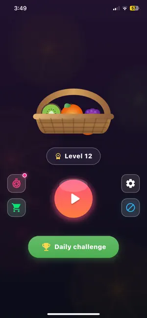 Slice Merge Circle Puzzle screenshot 1