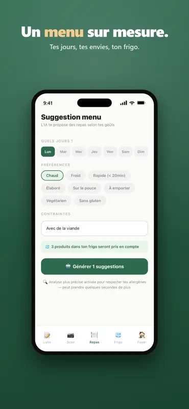 myListy - Liste de courses IA screenshot 5 of 6