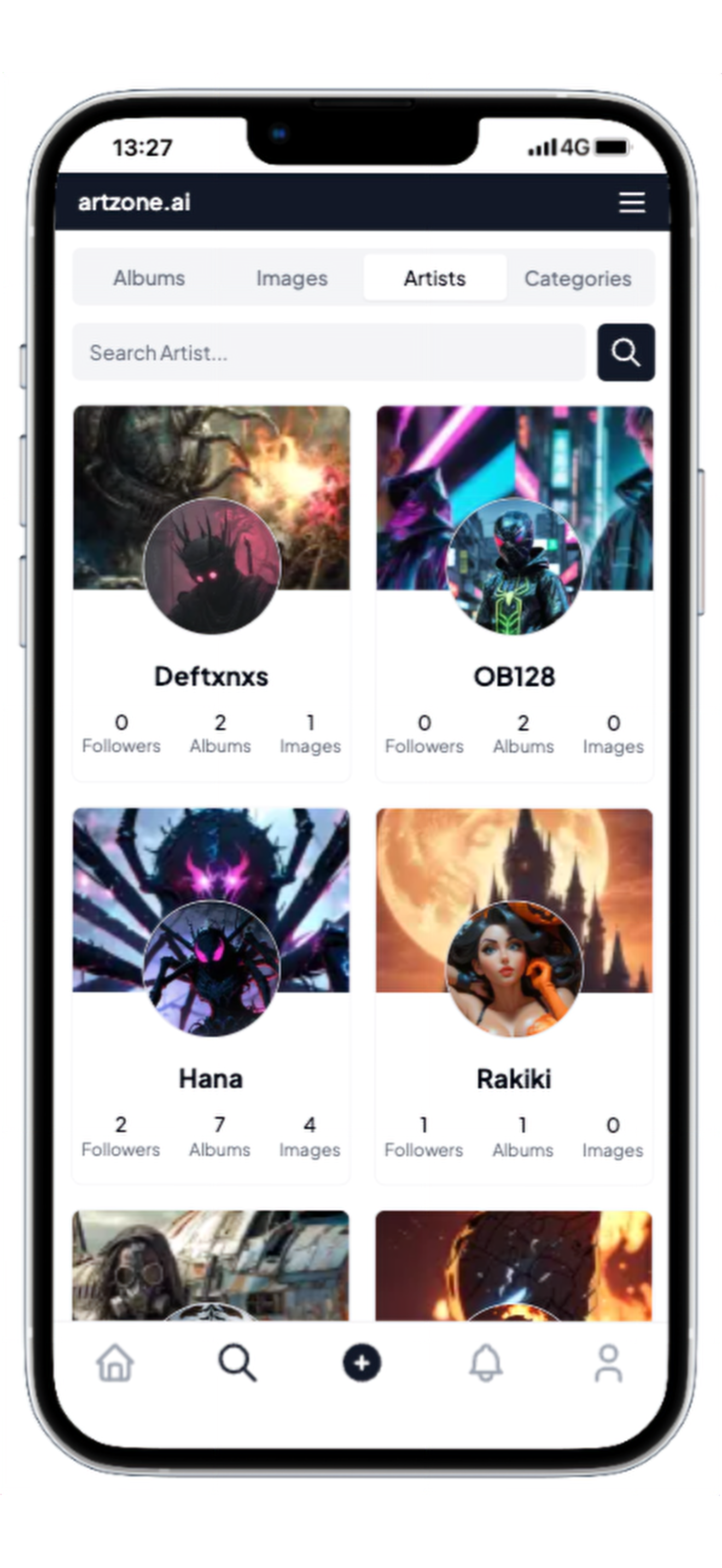 Artzone: Eyecandy AI Art Feed screenshot 4