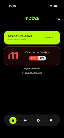 Mobai - Cálculo de Ganhos screenshot