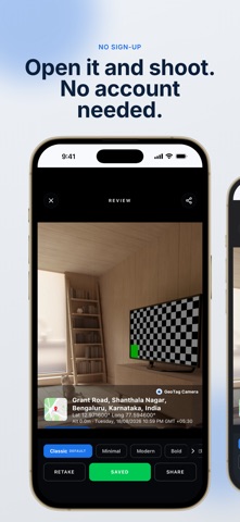 GeoTag Camera: GPS Map Photo Screenshot 2 of 6