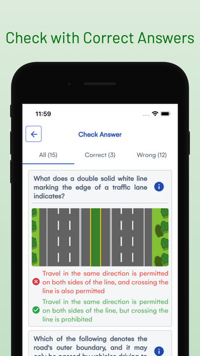 Maine DMV Drivers Permit Test Screenshot