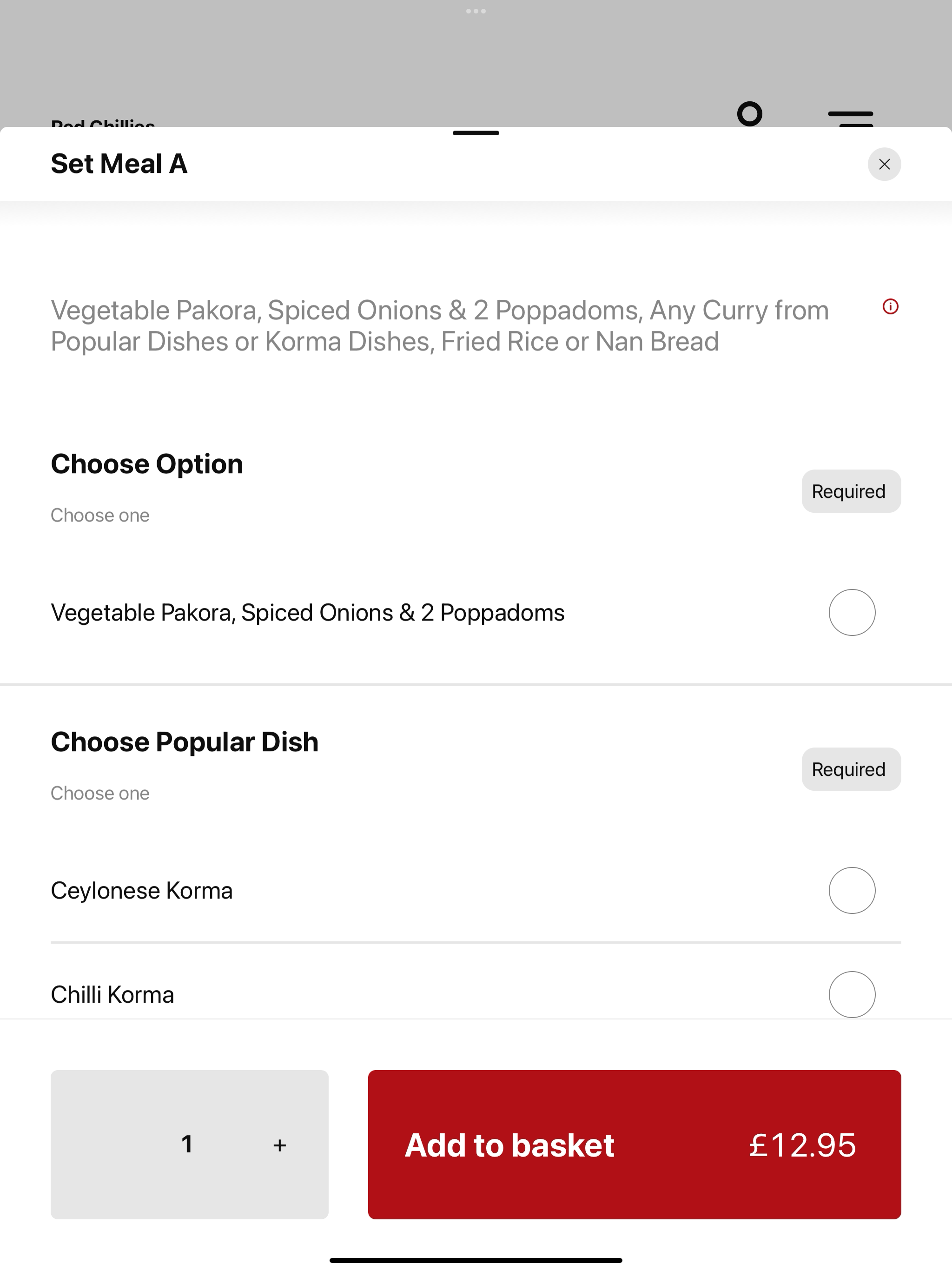 Red Chillies Cumbernauld screenshot 8