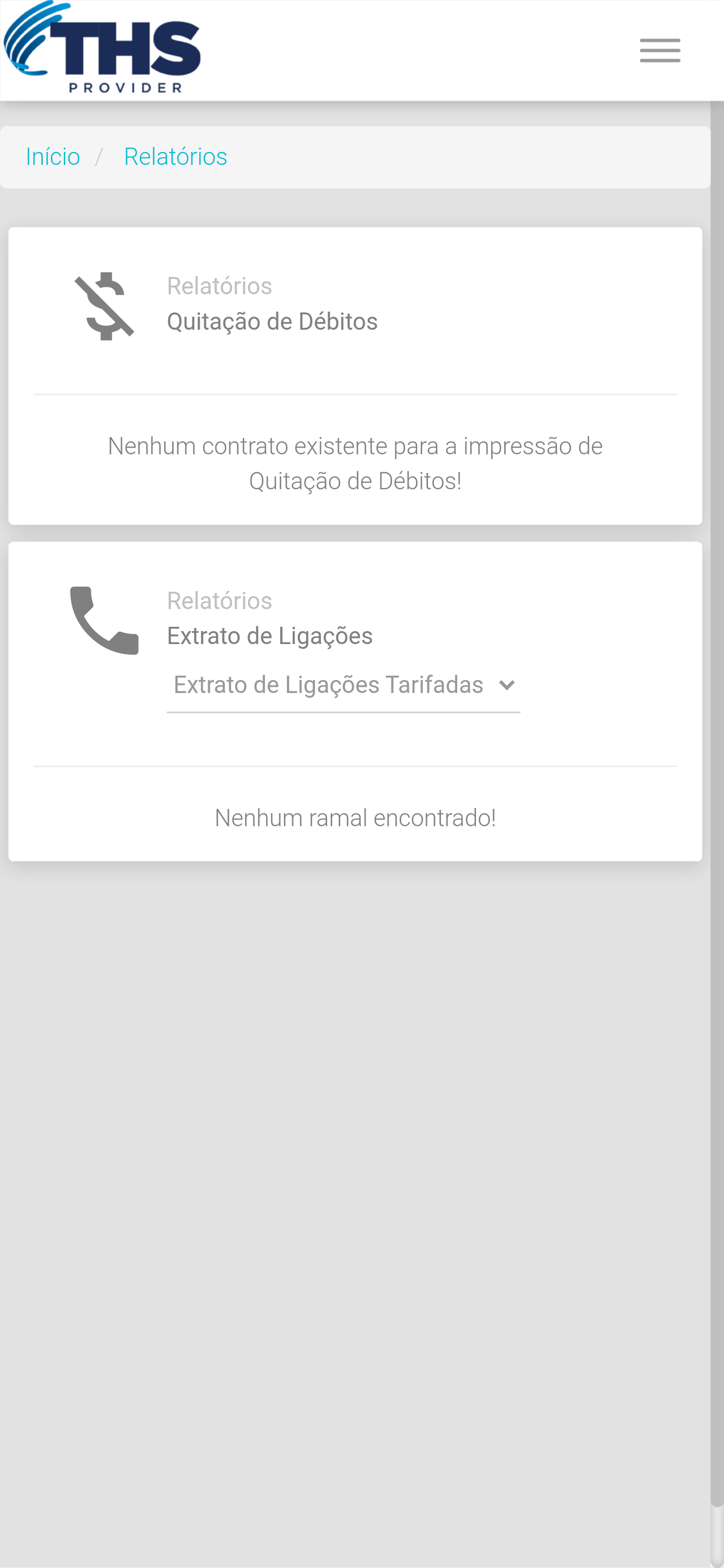 THS Provider Clientes