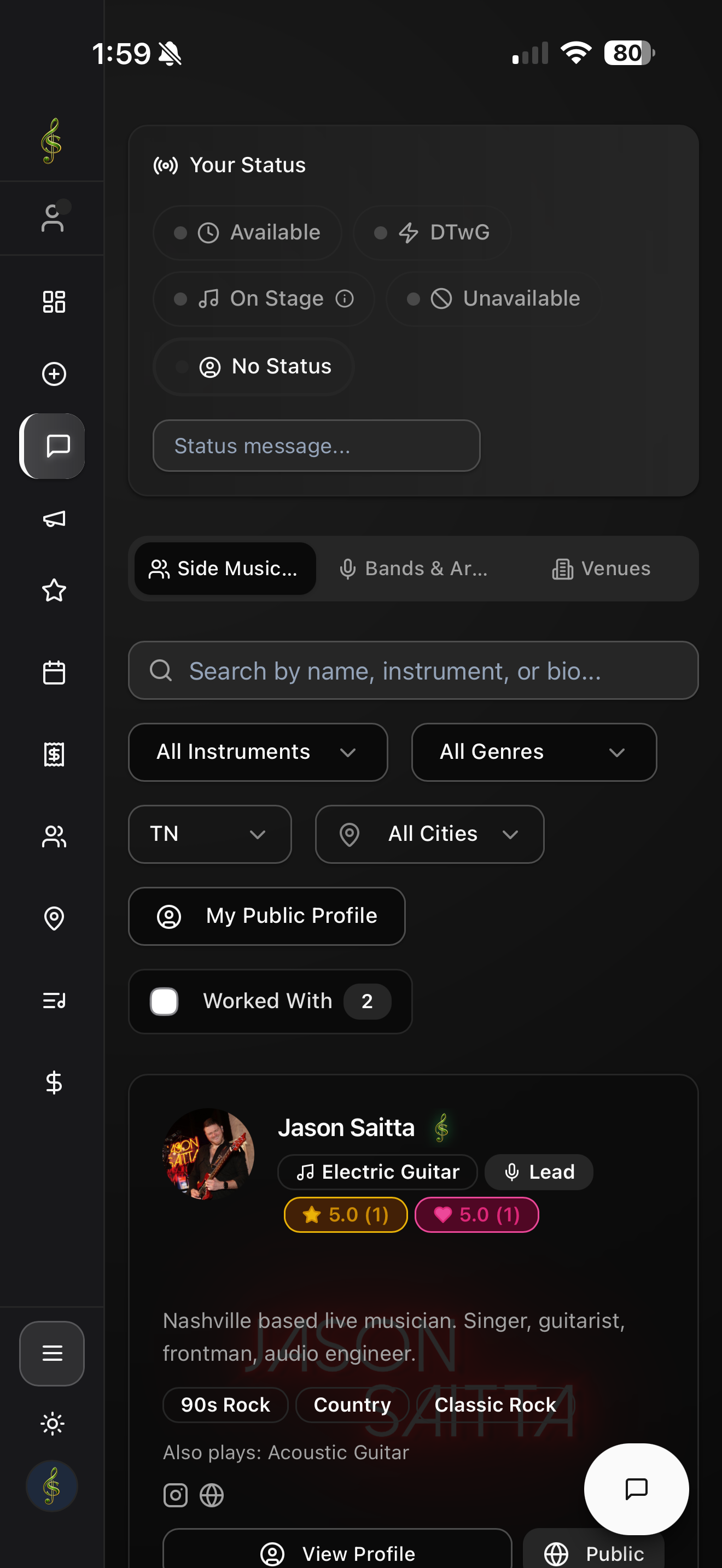 MusoFi screenshot 3