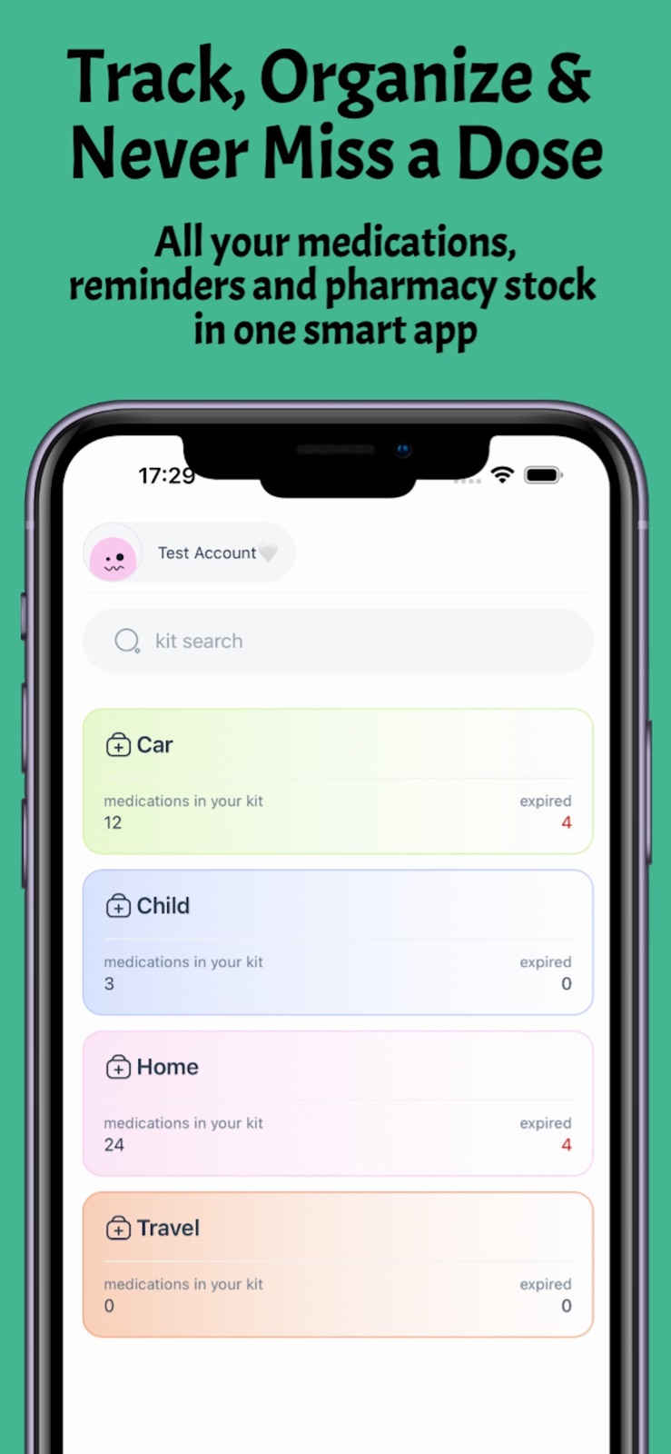 Medkit: Medication Tracker iphone screenshot 1