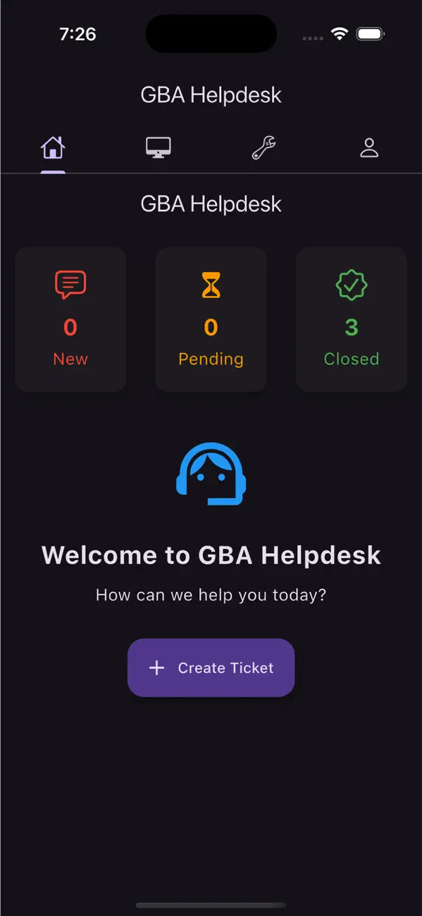 Screenshot #3 pour GBA Helpdesk