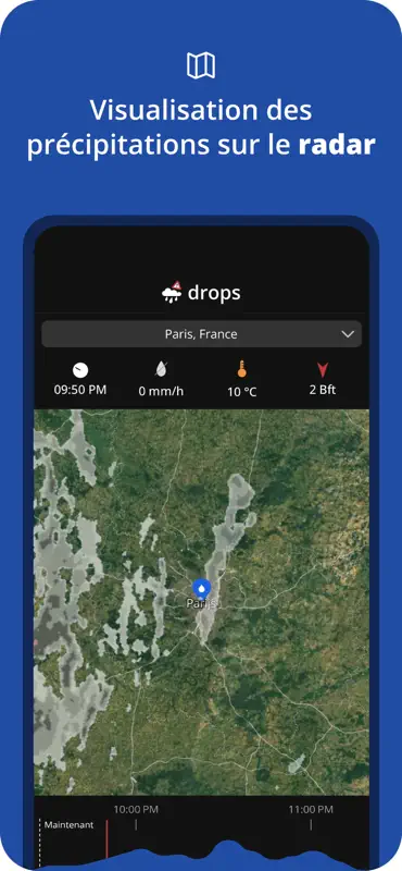 Drops - Radar Pluie & Orage screenshot 3 of 5