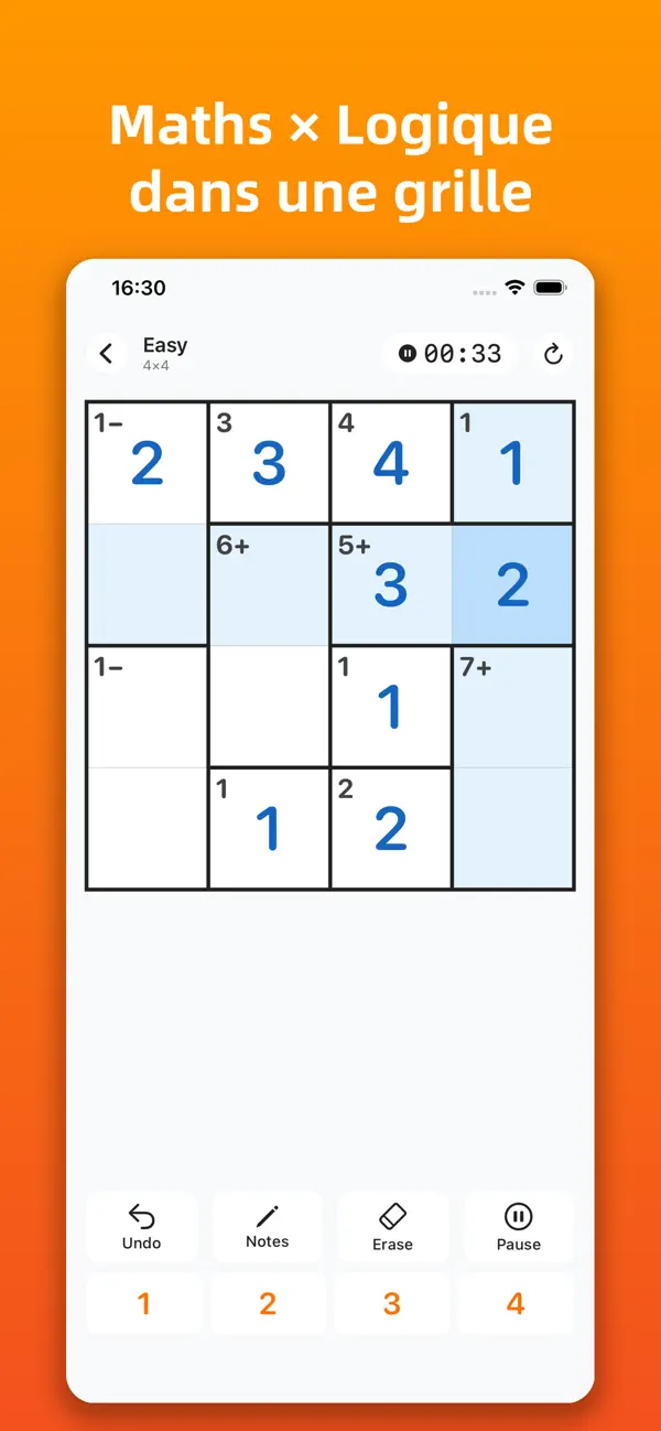 Screenshot #1 pour KenKen Puzzle