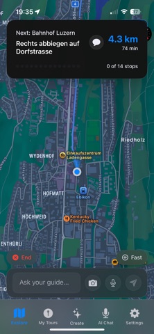 AI-Tourguide iPhone screenshot
