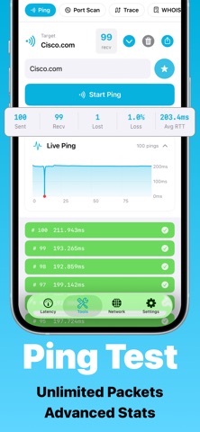 Pingers - Ping & Latency Check screenshot
