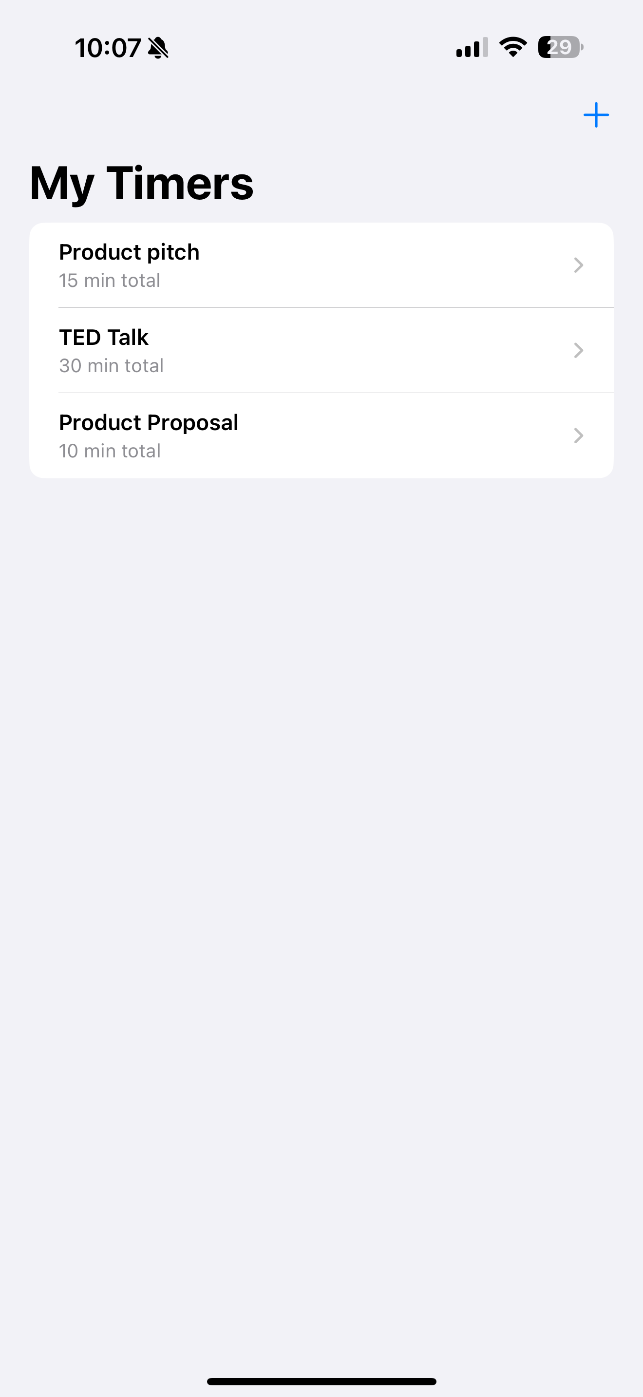 Cue Clock - Presentation App