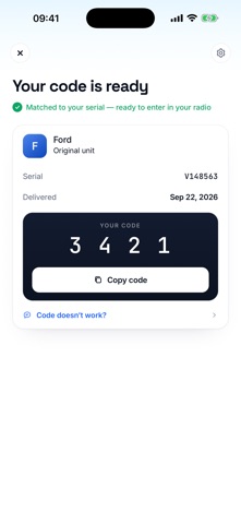 Car Radio Code Unlock Screenshot 5 of 5