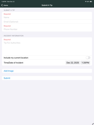 Mills County Sheriff Office IA iPad screenshot