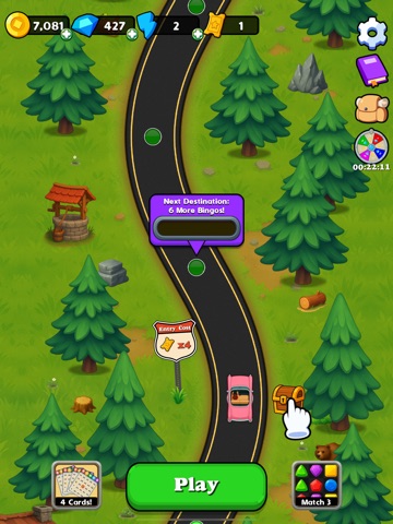 Bingo Road Trip Adventure iPad screenshot