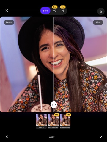 AfterShot - AI photo editor iPad screenshot