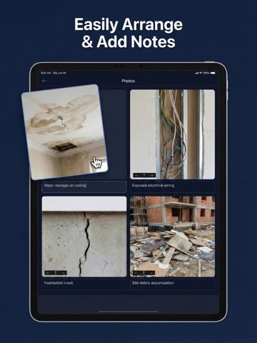 JobFolio: Convert Image to PDF iPad screenshot