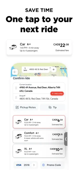 Uride Passenger iPhone screenshot 3