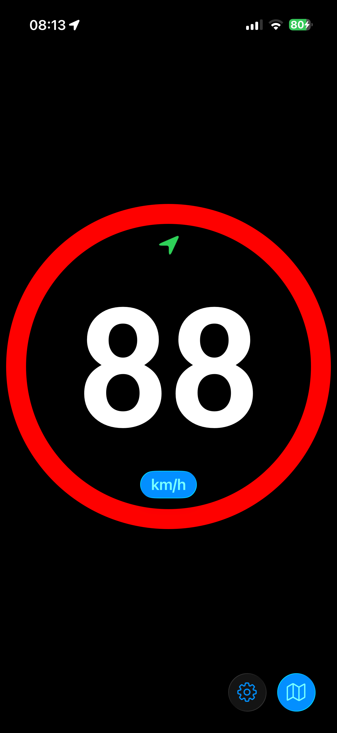 Speedlimit 88 GPS Speedometer