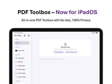 PDF Toolbox - PDF Editor iPad screenshot