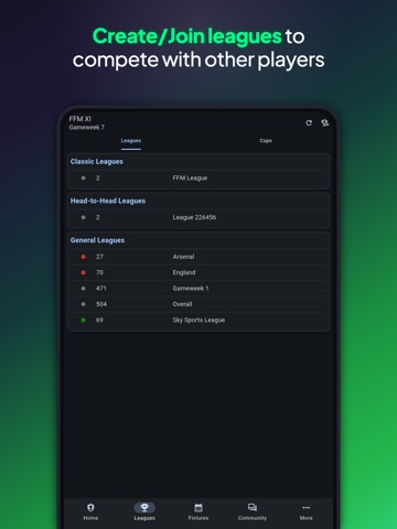 (FPL) Fantasy Football Manager iPad screenshot