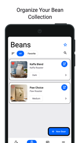 BeanPaw: Coffee Bean Tracker screenshot