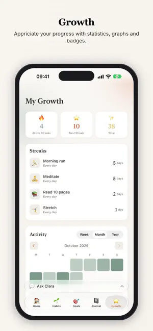 Fern: Goal & Habit Tracker screenshot 4